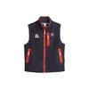 Sleeveless Sherpa Vest The Neverworn II With Letter Embroidery Men Vests Black 623014-16