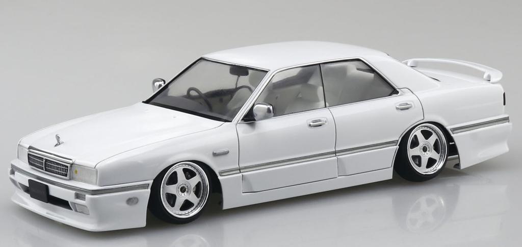 Aoshima Bunka Kyozai Scale The Tuned Car 85 Nissan Insurance Y31 Cima Plastic Model 1/24 No. '89