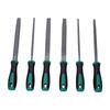 6 Pcs File Set with Ergonomic Rubber Handle Portable File Kit for Woodworking Jewelry Repair