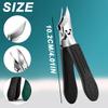 1Pc Ultra Sharp Angled Stainless Steel Nail Clipper 25° Blade Wide Jaw Anti-Splash For Ingrown Toenail Manicure Pedicure Tools