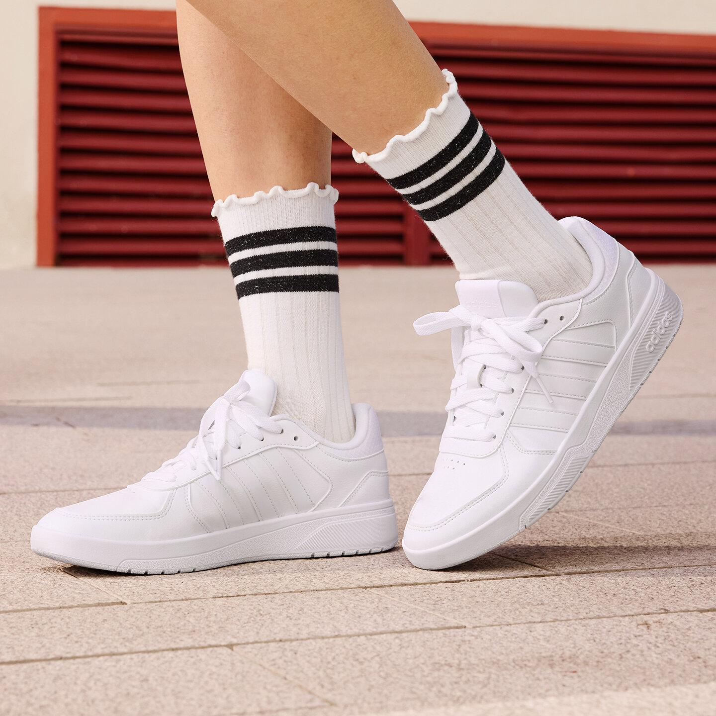 Adidas Low top Skateboard Shoes Men s White 37