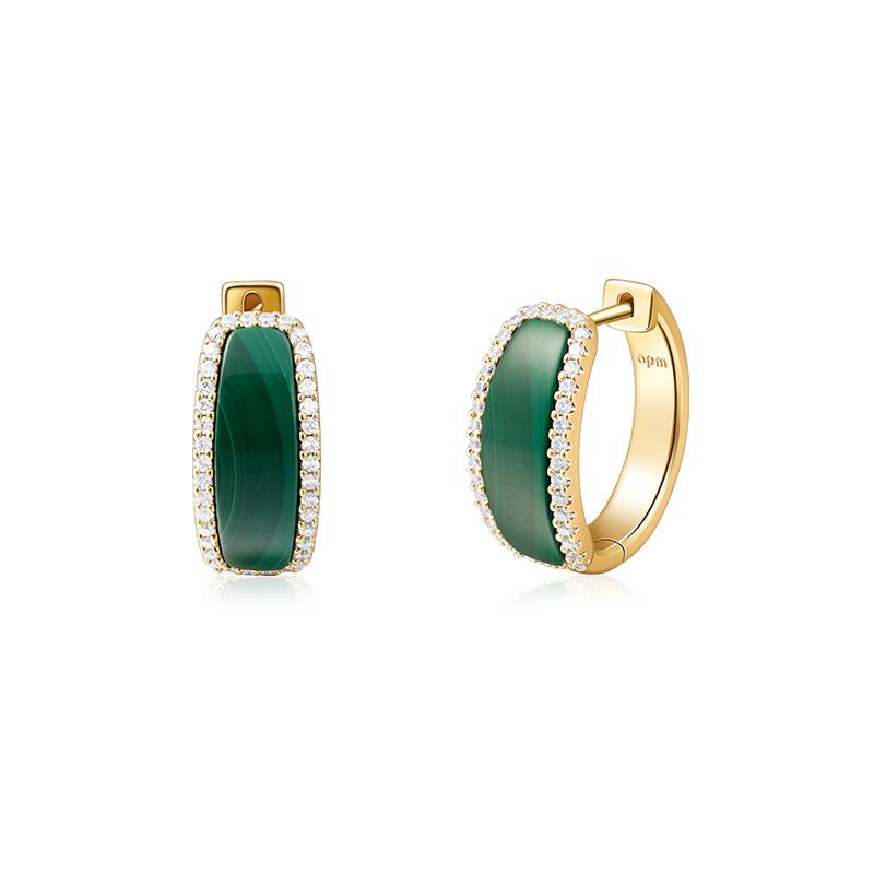 APM Monaco Green hoop inlaid with