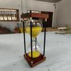 Luxury 30Min Modern Geometric Hourglass Timer Elegant Desk Accessory For Home Office Study Time Management Gift Idea