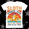 Sloth Running Team Sport GYM Best Seller Top Tee T Shirt 301