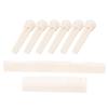 String Stud Ox Bone Guitar Nut and Saddle Nails Replacement Musical Instrument Accessories