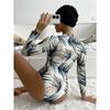 Conservative Swimsuit Long Sleeve Trousers Three-piece Swimsuit
