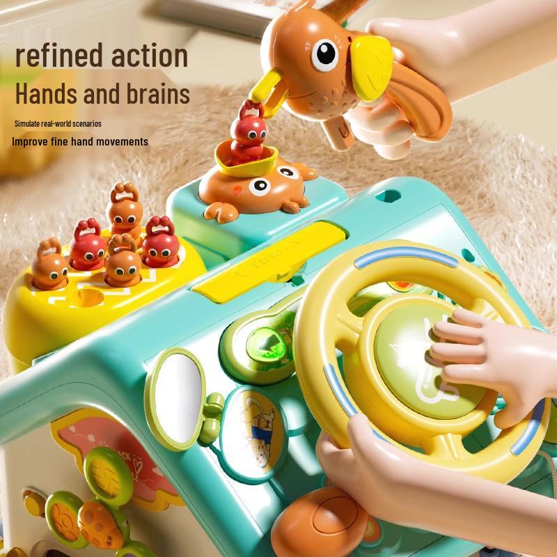 Montessori Busy House: Early Education Toy for Fine Motor Skills Development