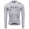 MAAP Unisex Radtrikot Bambusfaser Langarm Atmungsaktiv Slim Fit Rennrad MTB Fahrradshirt