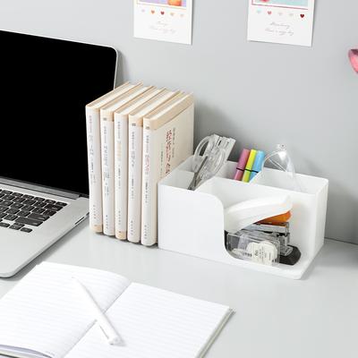 Einziehbare Kunststoff-Aufbewahrungsbox für den Schreibtisch, Schreibwaren-Organizer, Stifthalter auf dem Schreibtisch im Studentenwohnheim, Büro-Aufbewahrungsregal