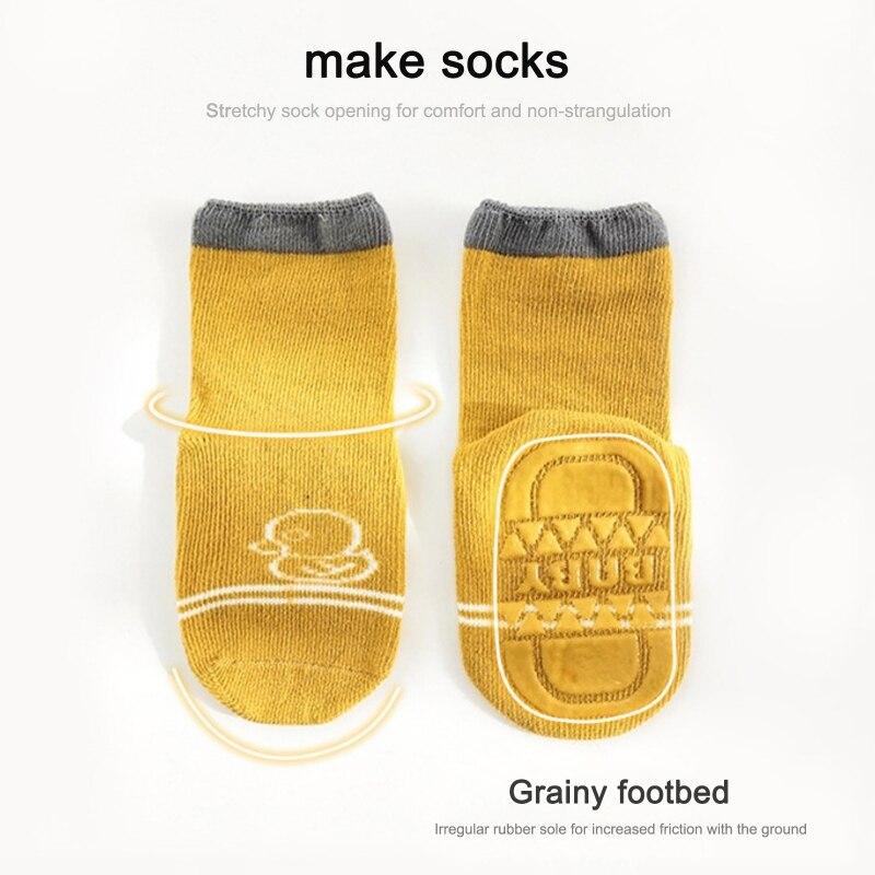 Baby-Cartoon-Socken in der Mitte der Wade, gekämmte Baumwollsocken, Babystrümpfe, lange Socken