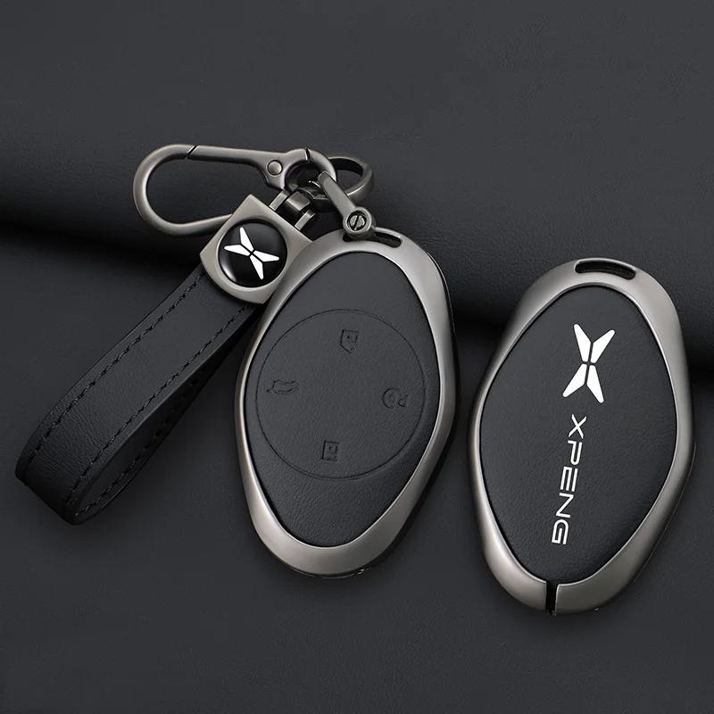

Zinc Alloy Car Key Case Cover For Xiaopeng Xpeng P7 P7I P5 G3 G3I G9 G6 22-23 Key Housing Package Car Accessories