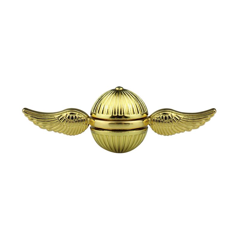 Golden Funny Snitch Fidget Spinner Anti-Stress Fidget Toy Finger Dynamic Changing Gyro Stress Anxiety Relief Figets Toy
