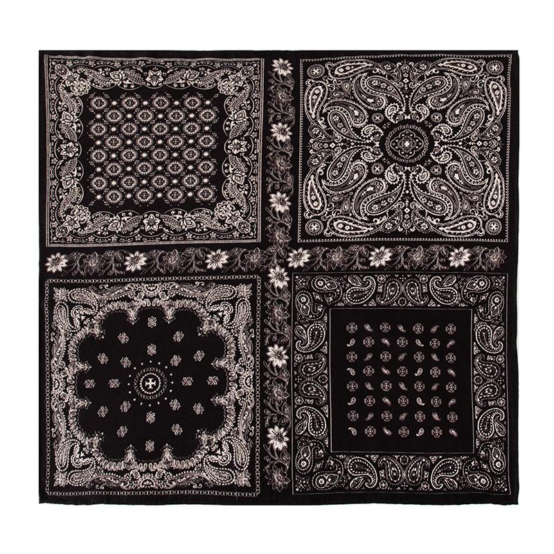 Silk wool black cashew wool scarf silk silk scarf mulberry silk large square scarf spring and autumn warm elegant women s square scarf 65*65