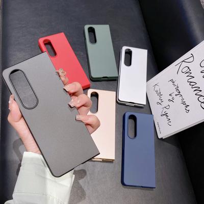 For Samsung Galaxy Z Fold 4 Fold4 Case Luxury Ultra Thin Skin -Friendly Matte Folding Shockproof Protection Pc Hard Back Cover