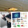 24 Days Christmas Fish Baits Blind Box Fishing Tackle Set Advent Calendar Fishing Accessories Stylish Gift for Fishers