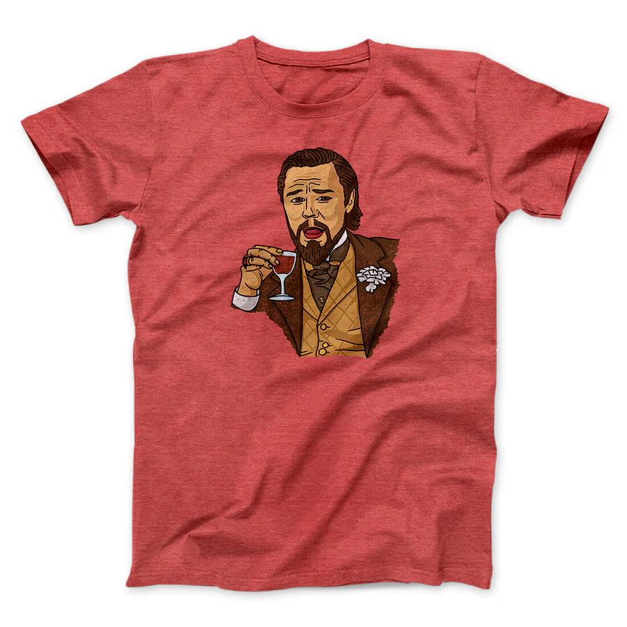 

New 100cotton Unisexs shirt Calvin Candie Meme Funny Movie short sleeve Summer oversized Womens Short Sleeved Tshirt Y2K Top 4XL