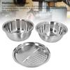 Multifunctional 201 Stainless Steel Grater Basin 3 In 1 Grater Strainer with Drain Basket Salad Maker Bowl