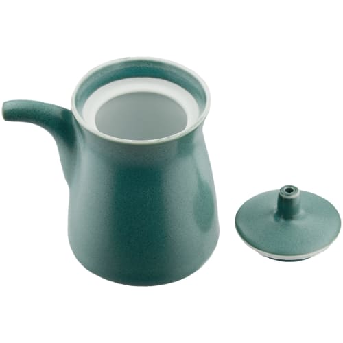 Hakusan Porcelain G-Shaped Soy Sauce Dispenser, Small, Green, Approx. 6 X 7.5cm, 80ml, Hasami Ware, Made In Japan