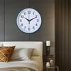 Round Luxury Wall-Mounted Clock for Living Room, Bedroom, Hotel Decoration