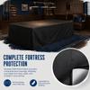 Funda para Mesa de Billar de 9 pies Color Negro Funda Completa para Mesa de Pool Sala de Billar en Casa