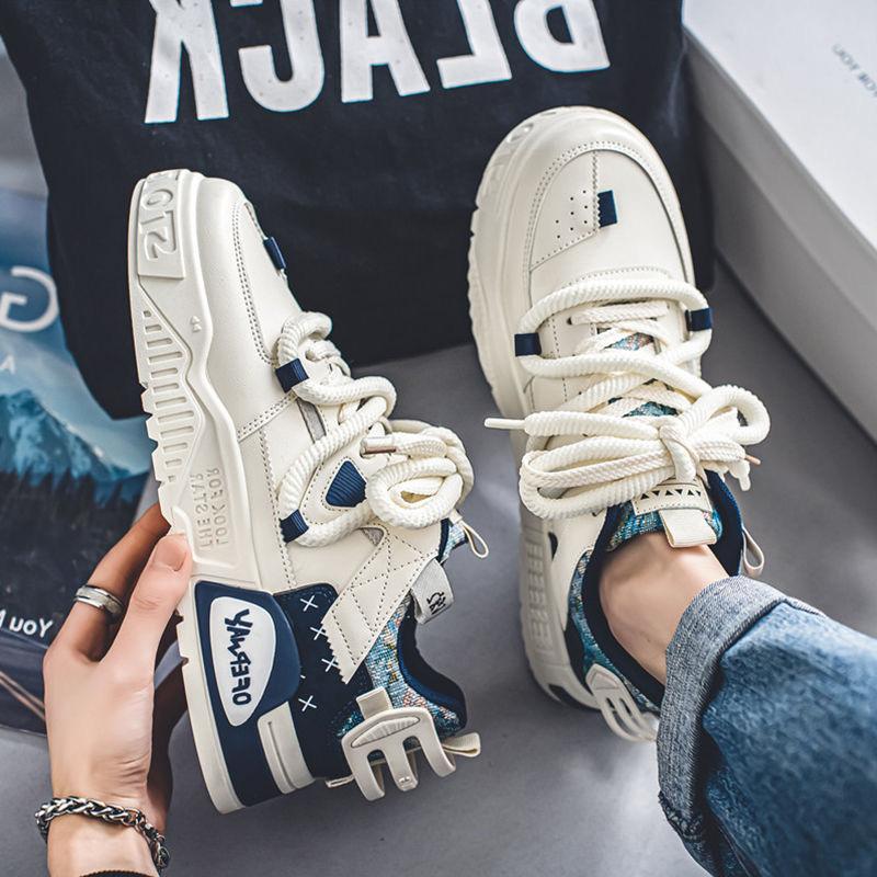 Men's Shoes New Summer Breathable Mesh Casual Little White Board Shoes Student Niche Original Versatile Sports Trendy Shoes