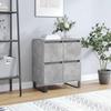 vidaXL Sideboard Concrete Grey 60x35x70 Cm Wood-based Panel