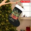 Christmas Decoration Fireplace Hanging Stocking 1pc Winter Christmas Gift Red Berry Decorative Pattern Christmas Gift So