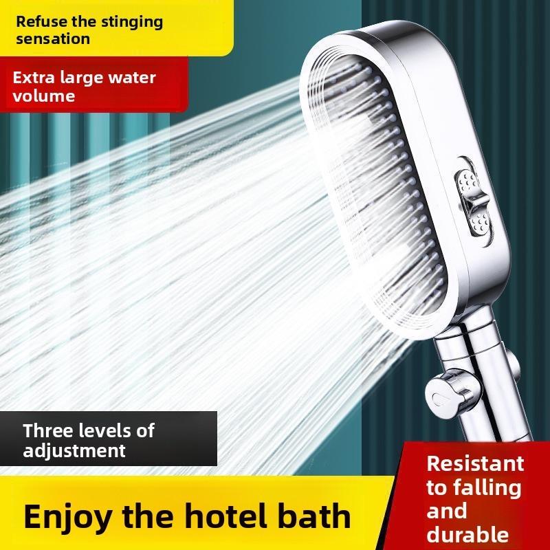 Modern Minimalist Handheld Shower Head With Filter For Home Spa And Water Pressure Boost