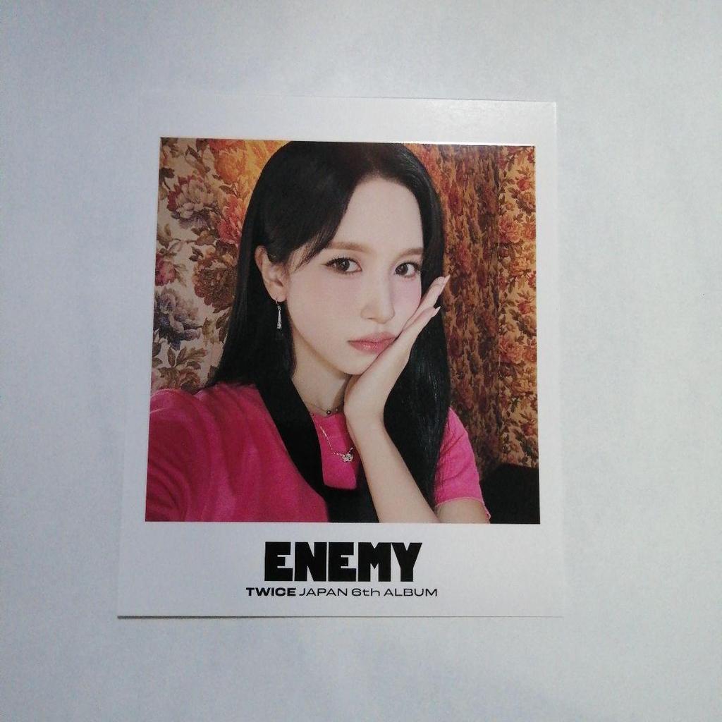 [USED] TWICE ENEMY Polaroid-style Sticker Mina