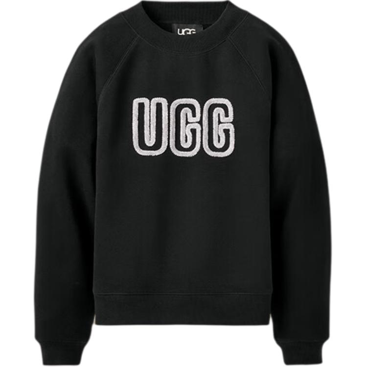 

UGG FW25 Спортивный свитшот с круглым вырезом и логотипом Женский свитшот 1171477-BLK XS