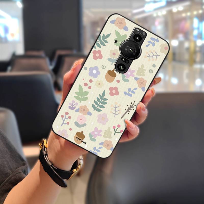 Graffiti Anti-dust Phone Case For Sony Xperia Pro-I Animals Durable Full wrap Dirt-resistant Waterproof Cartoon Cute TPU