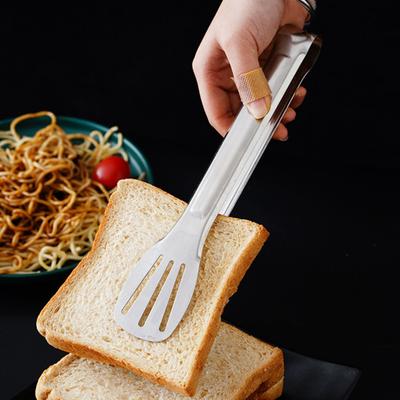 Kuchyňské kleště Nepřilnavé Snadno se čistí Nerezová kuchyňská spona s dlouhou rukojetí na vaření