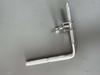 Bass Drum Cowbell Extension Clamp with Right Angle Bracket
