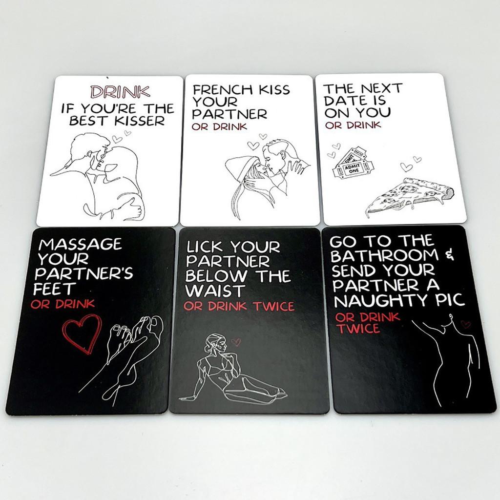 Drunk Desires Romantic Card Game Crafted From Art Paper 9*6.5cm