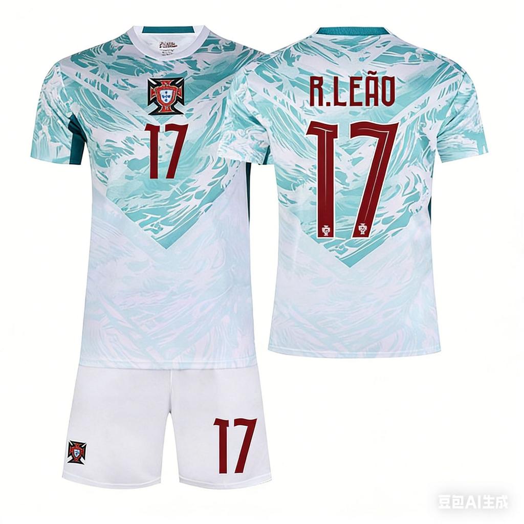 World Cup Portugal Away Football Jersey No. 7 Short-Sleeved Jersey, Team Jersey