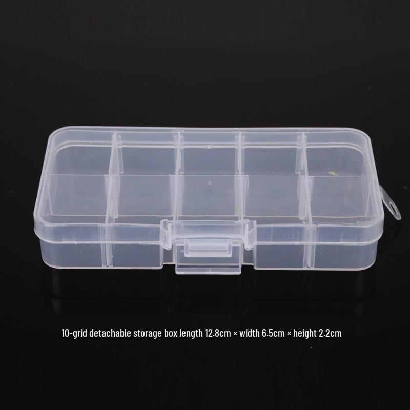 Multi-Size Transparent DIY Jewelry Storage Box Set