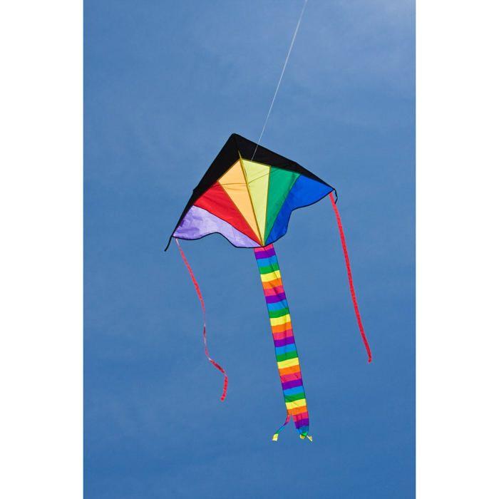 Cerf-volant - ECOLINE - Simple Flyer Rainbow - Envergure 1200 mm - Pour enfants - Multicolore