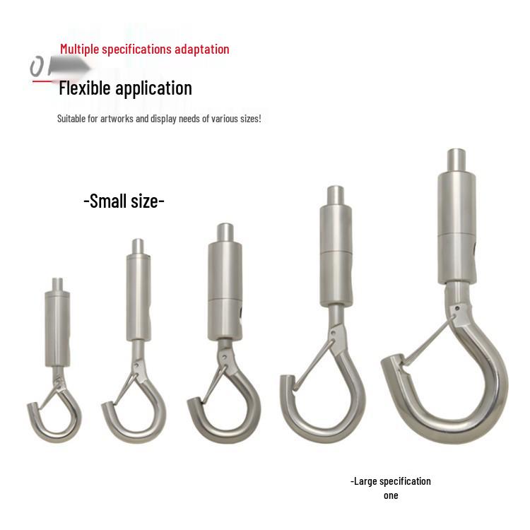 Steel Wire Rope Safety Lock Hook - Secure Picture Hanging & Marine Accessories