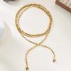 2026 New Creative Hip-hop Irregular CCB Long Necklace for Women  Super Light Y-shaped Pendant Necklace Jewelry Gift