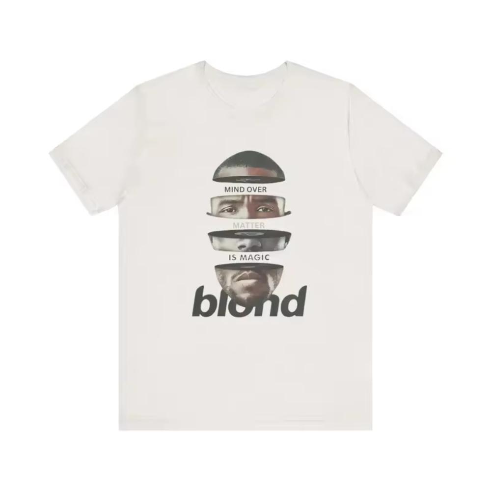 Rapper Frank Retro Graphic T Shirt Unisexs Unisexs Hip Hop Ocean Album Clothing Tshirt Y2k Blond Fashion Oversized Cotton Tshirt