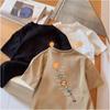 Cotton Boys And Girls Short Sleeve Round Neck Kids Casual T Shirt
