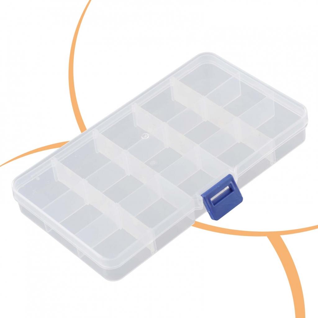 Multi Size Plastic Jewelry Adjustable Organizer Storage-Box For Mini Goods