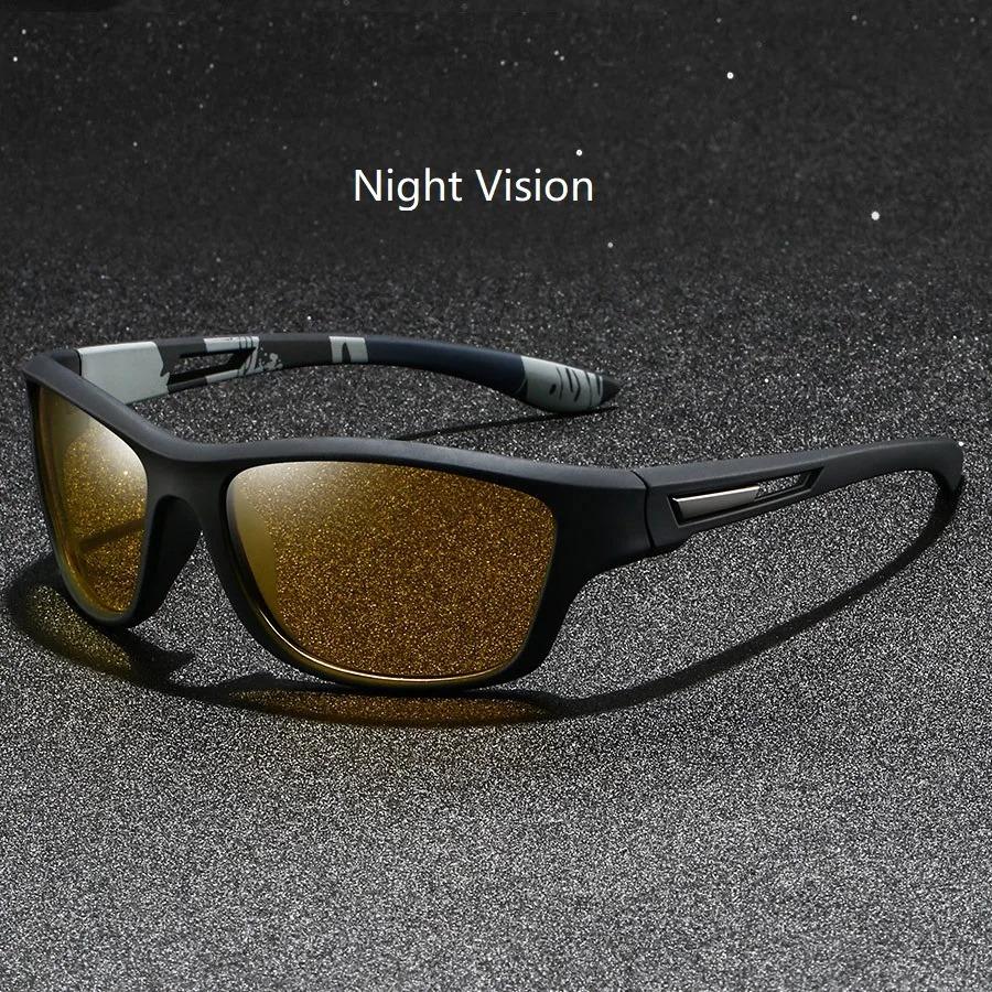 Polarisierte Sonnenbrille fürs Angeln, Herren, Autofahrer-Sonnenbrille, Outdoor-Brille, Sport-Sonnenbrille, Wandern, UV400-Schutz, Brille für Männer