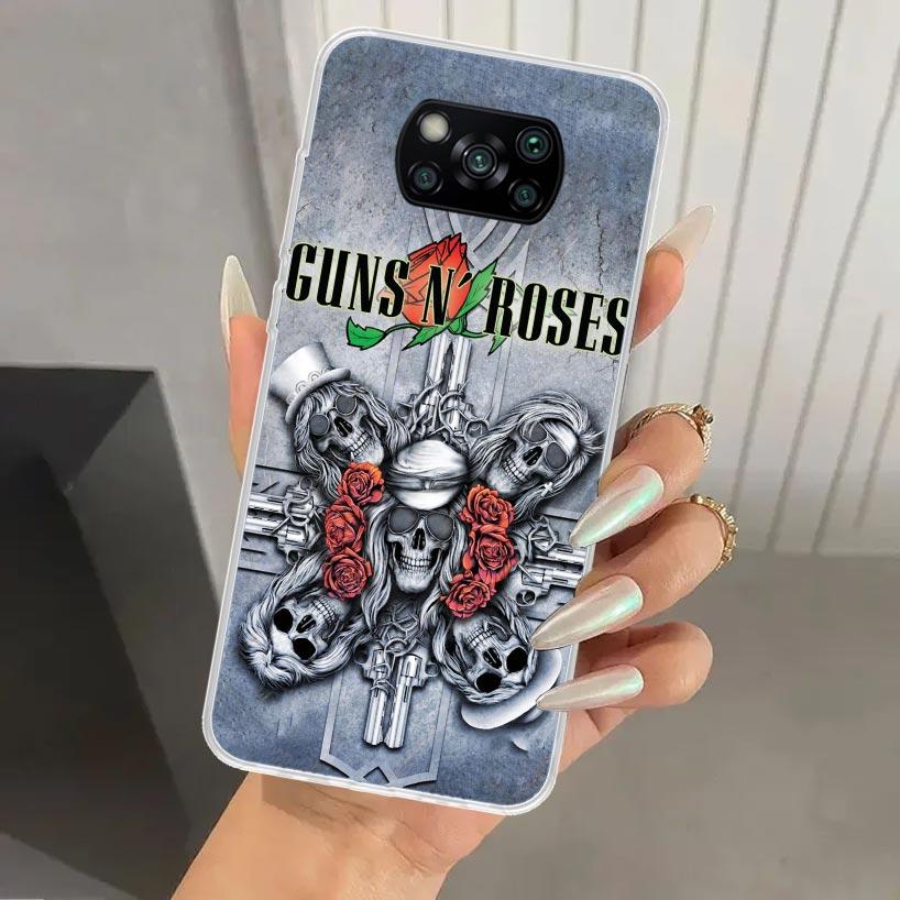 Guns N Roses Good Time Phone Case for Xiaomi Poco X7 X6 X5 X4 X3 Nfc F7 Ultra F6 F5 Pro F4 GT F3 M6 M5S M4 M3 Soft Print Shell P
