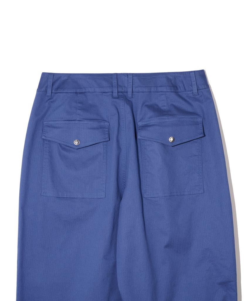 Nontaib Pocket Layered Parachute Pants (Blue)