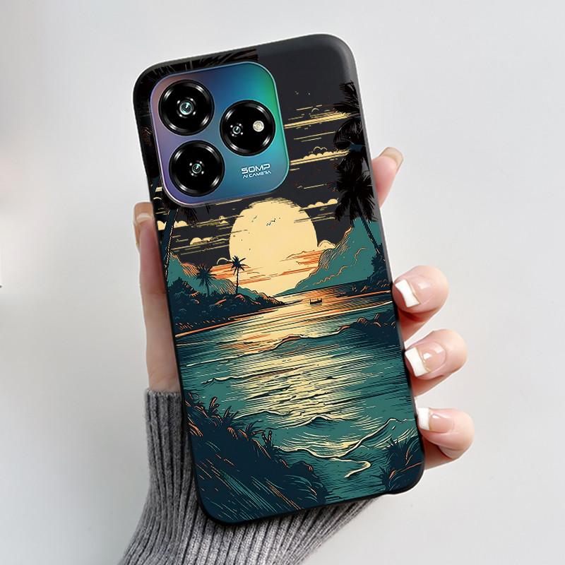 For ZTE Axon 60 Lite / Blade V60 Vita / Nubia V60 Design Case Cute Love Heart Rabbit Casing Black Soft Silicone Protective Cover