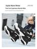 Scarpe da papà da uomo taglie forti foderate in pile e in pelle - Calde, leggere, sneakers casual 4847