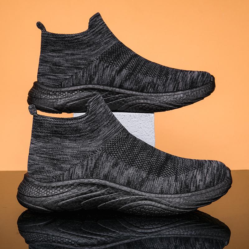 Fashion Sneakers Men Breathable Casual Mesh Sports Plus Size Lightweight Trendy Thick Sole Comfortable Outdoor Hiking Women's Shoes