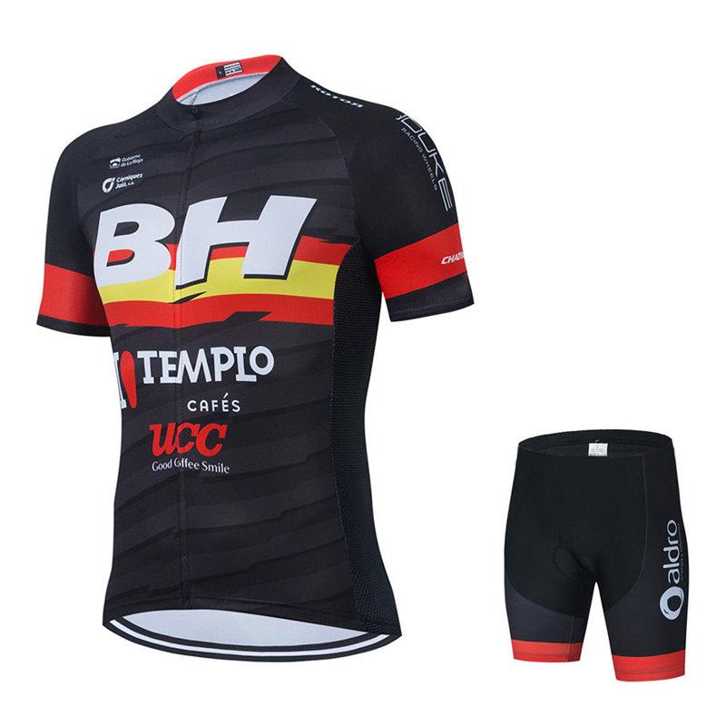 New 2025 Team BH Cycling Jersey Set Men's Cycling Clothing Bicycle Bib Shorts Mountain Road Bike Shirt Suit MTB Maillot Culotte