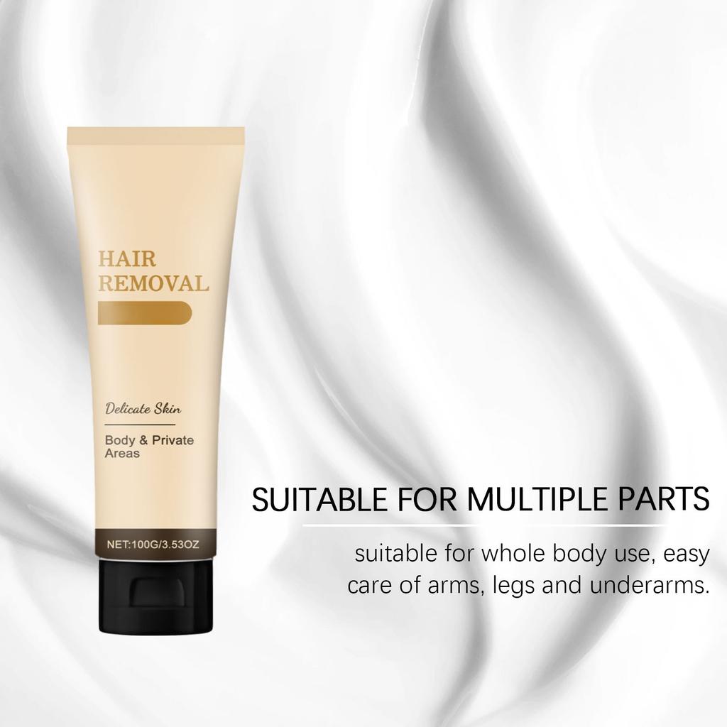 Hair Removal  Kit, Facial Hair Removal  For Women Body Hair Removal   Depilatory  For Face, Arm, Leg And Bikini Hair Remover Balm Hair Scraper 100g